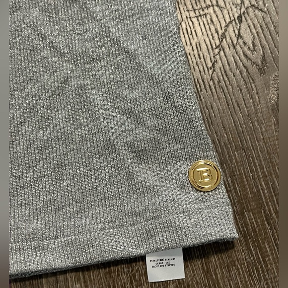 BALMAIN***Silver Sparkly Lame Tank Top***F36/Small $675 - Picture 3 of 6